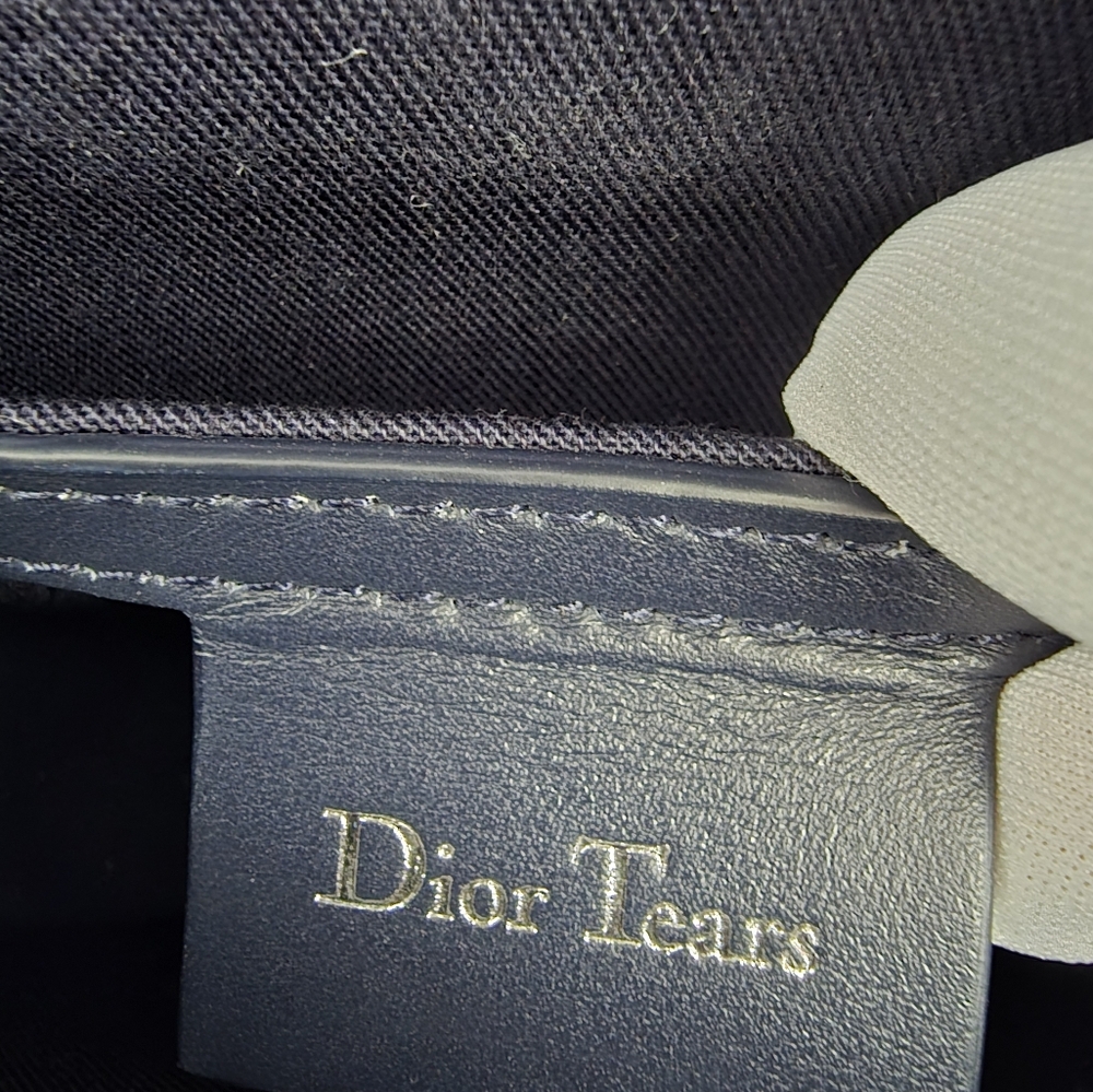 🔥RARE🔥Dior x Denim Tears Collab Blue Saddle Bag - Picture 8 of 12